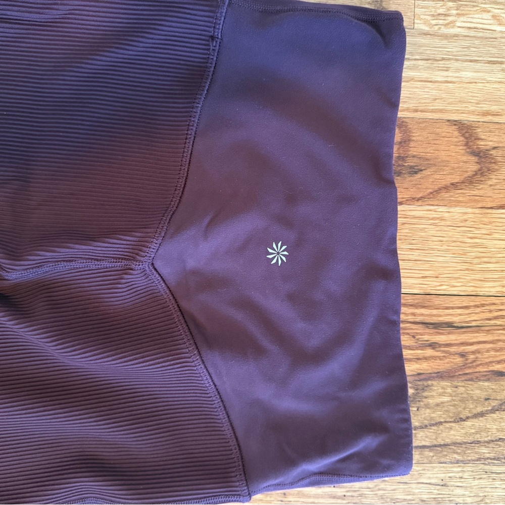 Athleta Deep Plum Athletic Leggings - Picture 3 of 6
